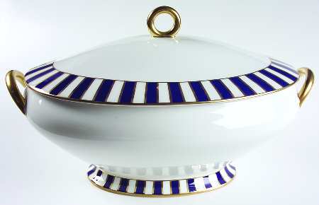 Amadeus Blue Oval Tureen & Lid