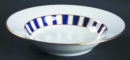 Amadeus Blue Rim Soup Bowl