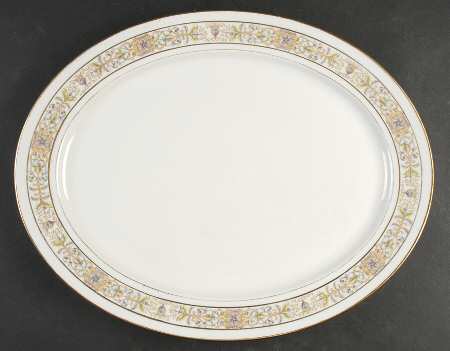 GUE193 15" Oval Serving Platter by WM Guerin