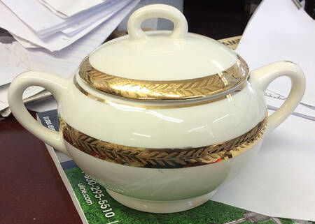 GEO156 Sugar Bowl & Lid