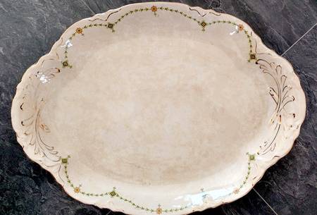 GEO158 17" Oval Serving Platter