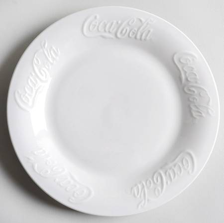 Coca Cola Embossed Salad Plate