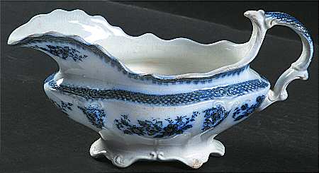 Brussels Blue (No Trim) Gravy Boat