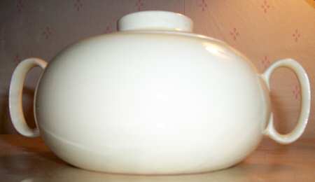 Ranchero Ivory Sugar Bowl & Lid