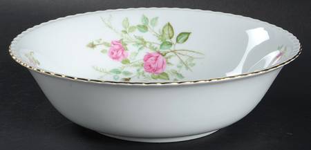 Bavarian Rose 9" Round Vegetable Bowl