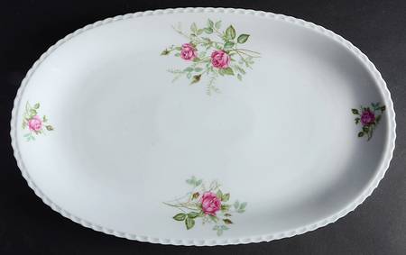 Bavarian Rose 15" Oval Serving Platter