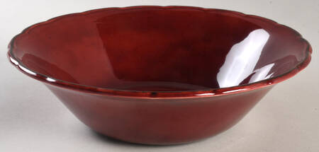 Colonial Classics Cranberry 9" Round Vegetable Bowl