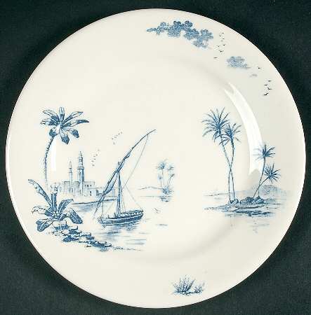 Vues D'Orient Salad/Dessert Plate