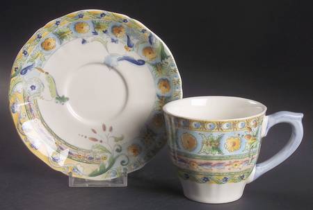 Raphael Flat Cup & Saucer Set