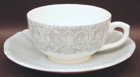 Ciel Flat Cup & Saucer Set
