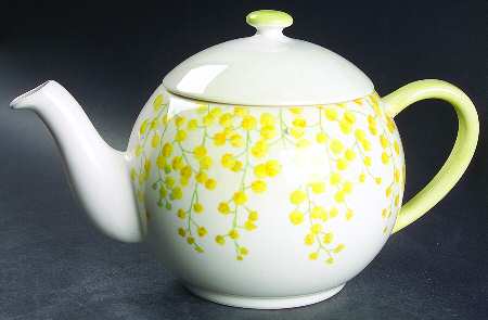 Mimosa Teapot & Lid by Faiencerie De Gien