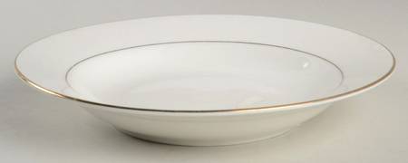 Classic Gold Rim Soup Bowl