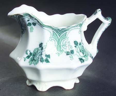 Merion Blue Green (No Gold Accent) Creamer