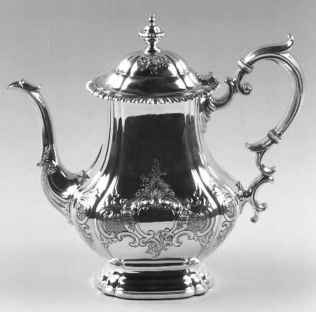 Gadroon (Sterling, Hand Chased, Hollowware) by Gorham Silver