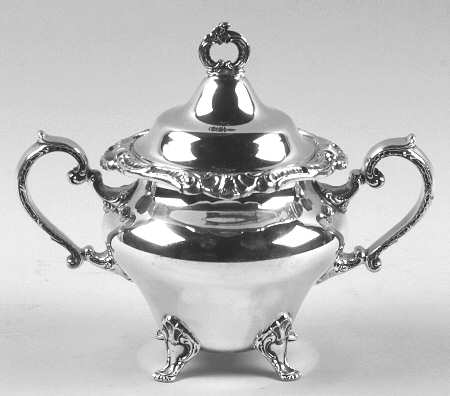 Strasbourg Court (Silverplate, Hollowware) Sugar Bowl & Lid