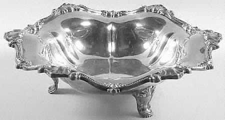 Strasbourg Court (Silverplate, Hollowware) Round Silverplate Centerpiece