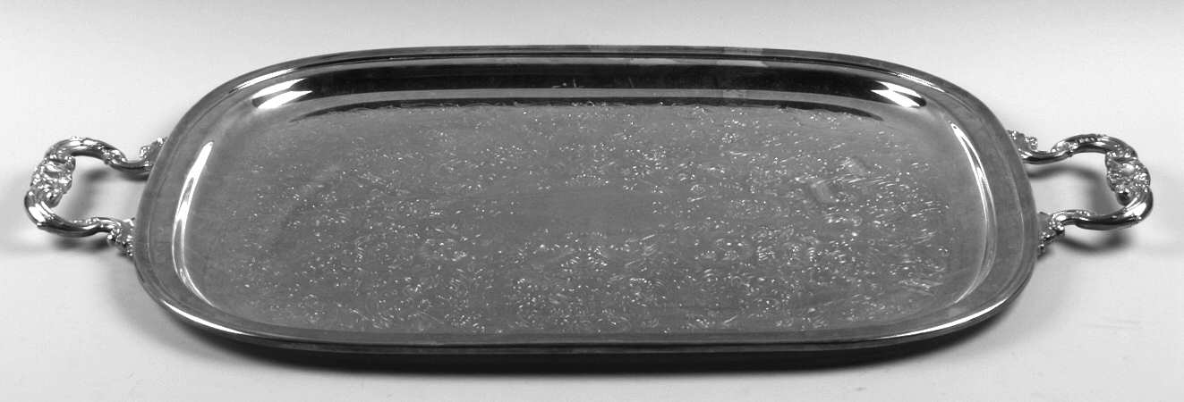 Duchess-Chased (Silverplate, Hollowware) Large Silverplate Waiter Tray