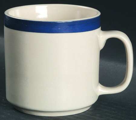Wide Band Cobalt Mug