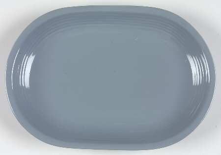 Main St Periwinkle 12" Oval Serving Platter