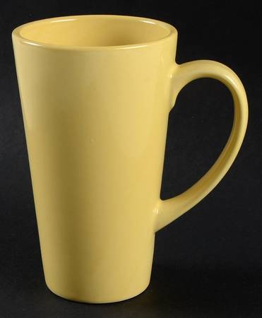 Main St Light Yellow Tall Mug
