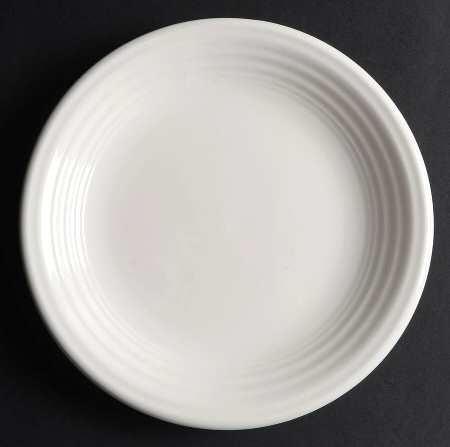 Main St White Dessert/Pie Plate