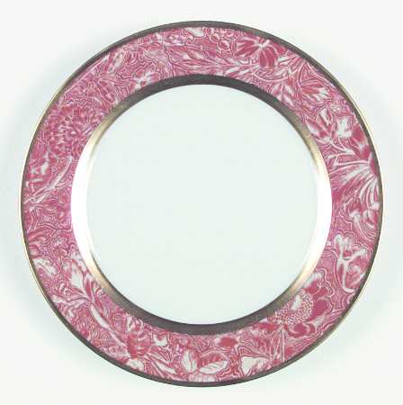 Christine Red Salad Plate