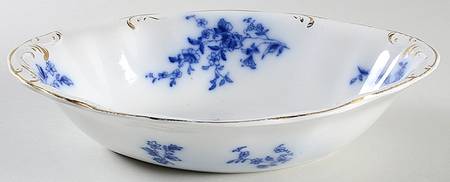Rose 9" Oval Vegetable Bowl