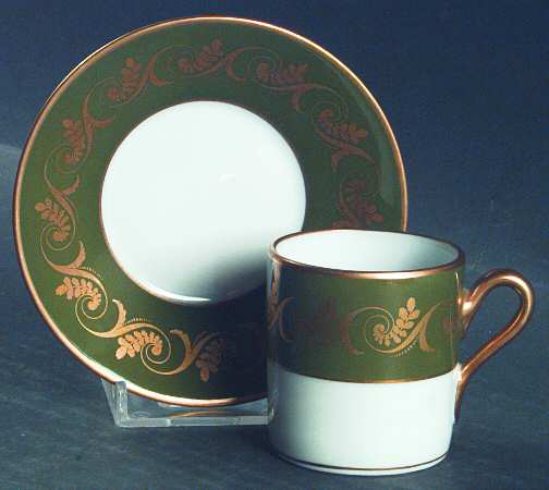 GIN61 Flat Demitasse Cup & Saucer Set