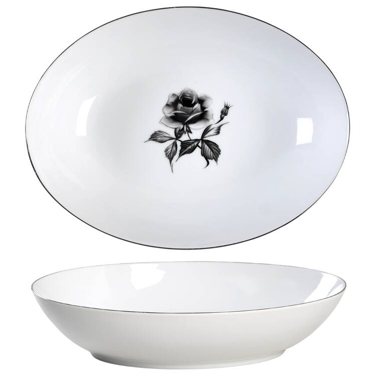 Serenade 10" Oval Vegetable Bowl