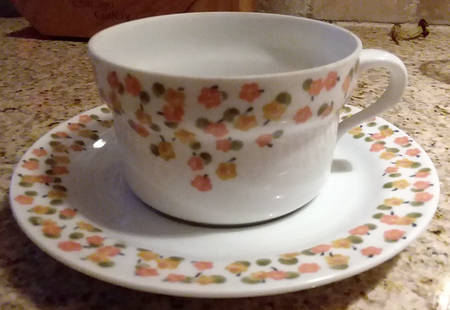 GIN65 Flat Cup & Saucer Set