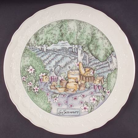 Les Saveurs Cake Plate