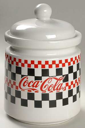 Coca Cola Extra Large Canister & Lid