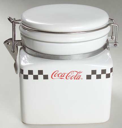 Coca Cola Medium Canister & Lid by Gibson Designs