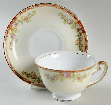 Ogden Footed Cup & Saucer Set