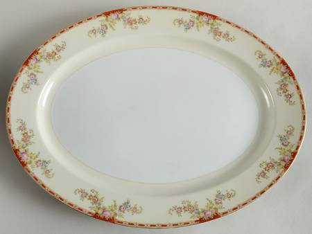 Ogden 15" Oval Serving Platter by Grace