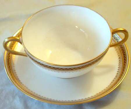 GUE224 Flat Cream Soup Bowl & Saucer Set