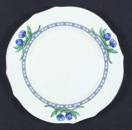 Tulipano Blu Salad Plate