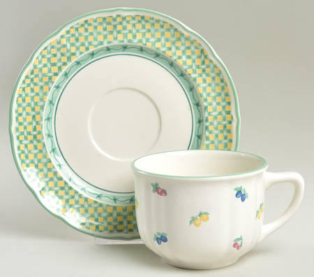 Boboli Gardens Breakfast Cup & Saucer Set