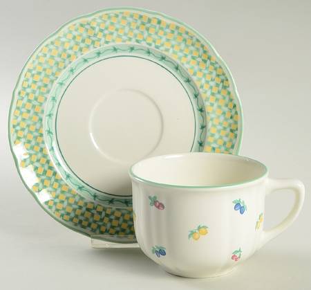 Boboli Gardens Oversized Cup & Saucer Set