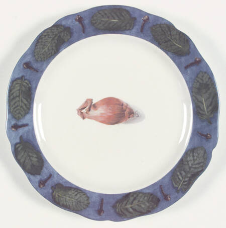 Poivre Et Sel Blue Salad/Dessert Plate