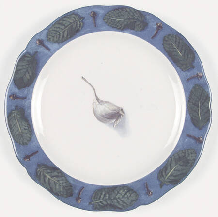Poivre Et Sel Blue Salad/Dessert Plate