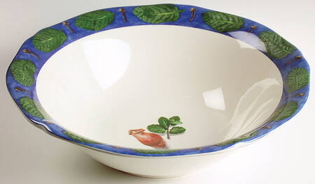 Poivre Et Sel Blue 12" Large Salad Serving Bowl
