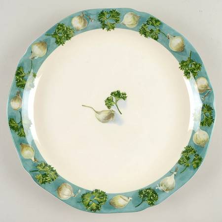 Poivre Et Sel Green 12" Chop Plate (Round Platter)