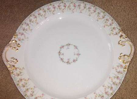 GUE257 Handled Cake Plate