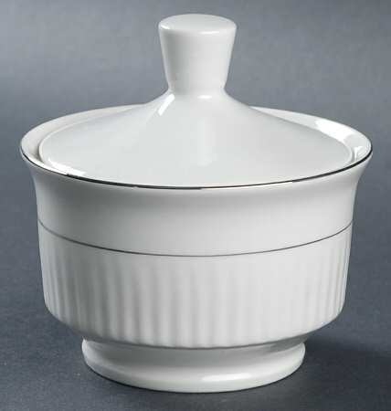 BLACK TIE Sugar Bowl & Lid