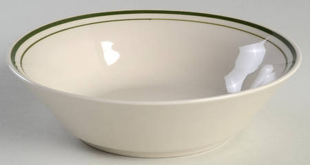 Basic Living Green Coupe Cereal Bowl