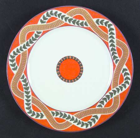 Villa Amalfi Orange Salad Plate