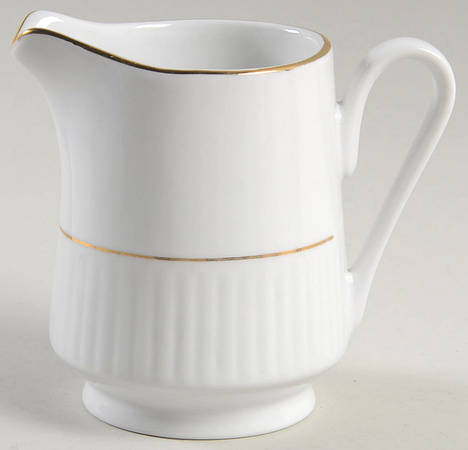 Black Tie (Gold Trim) Creamer