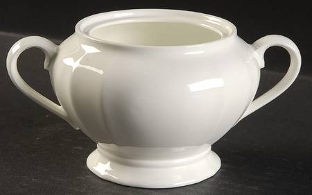 Bianco White (Duchessa Shape) Sugar Bowl No Lid