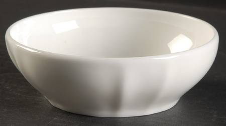 Bianco White (Duchessa Shape) Fruit/Dessert (Sauce) Bowl